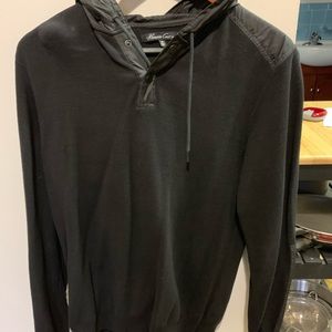 Kenneth Cole black light sweater with hoodie